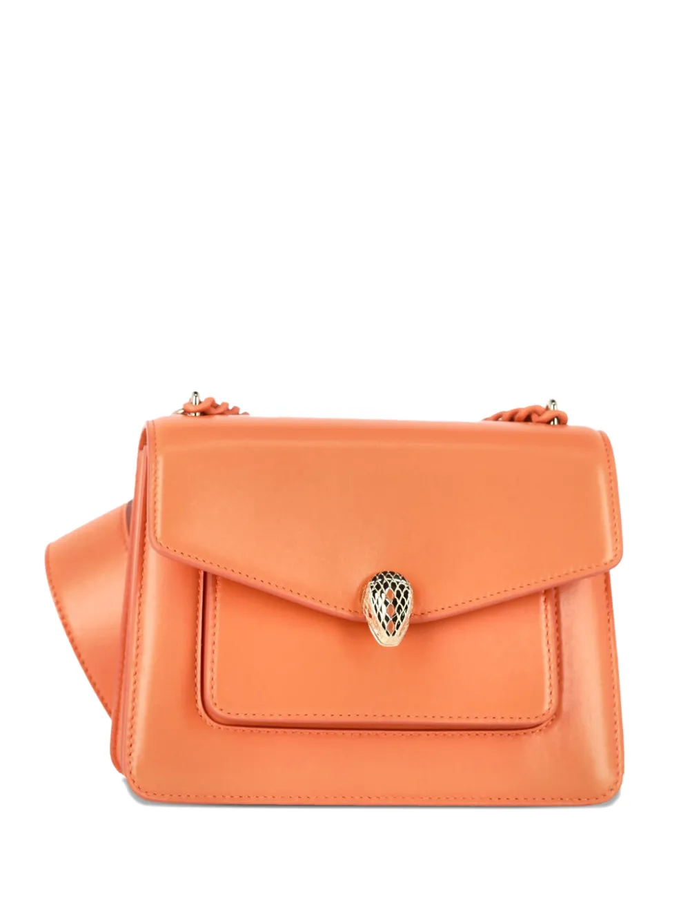 Bvlgari Pre-Owned Serpenti Forever leather tote bag - Arancione