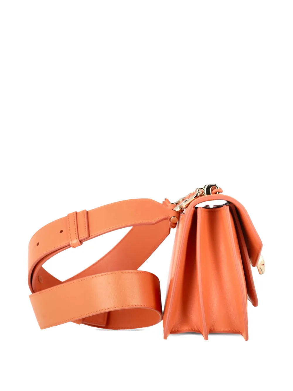  Bvlgari Pre-owned Serpenti Forever Leather Tote Bag - Orange 