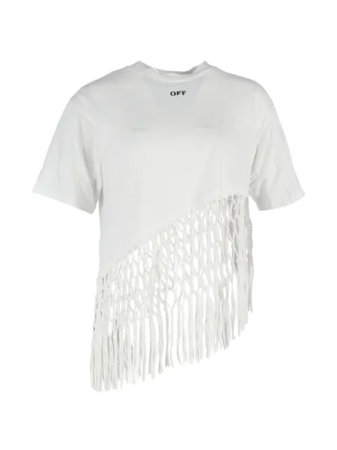 Off-White Pre-Owned asymmetric cotton T-shirt