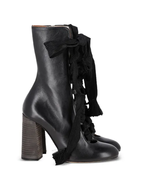 Chloé Vintage Harper ankelstøvler med snøre