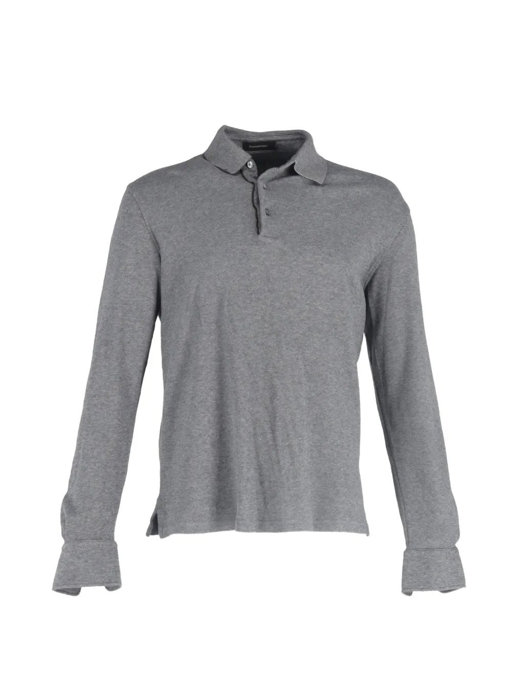 Ermenegildo Zegna Vintage long-sleeve polo shirt - Grigio