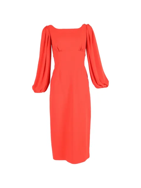 Emilia Wickstead bishop-sleeve midi dress