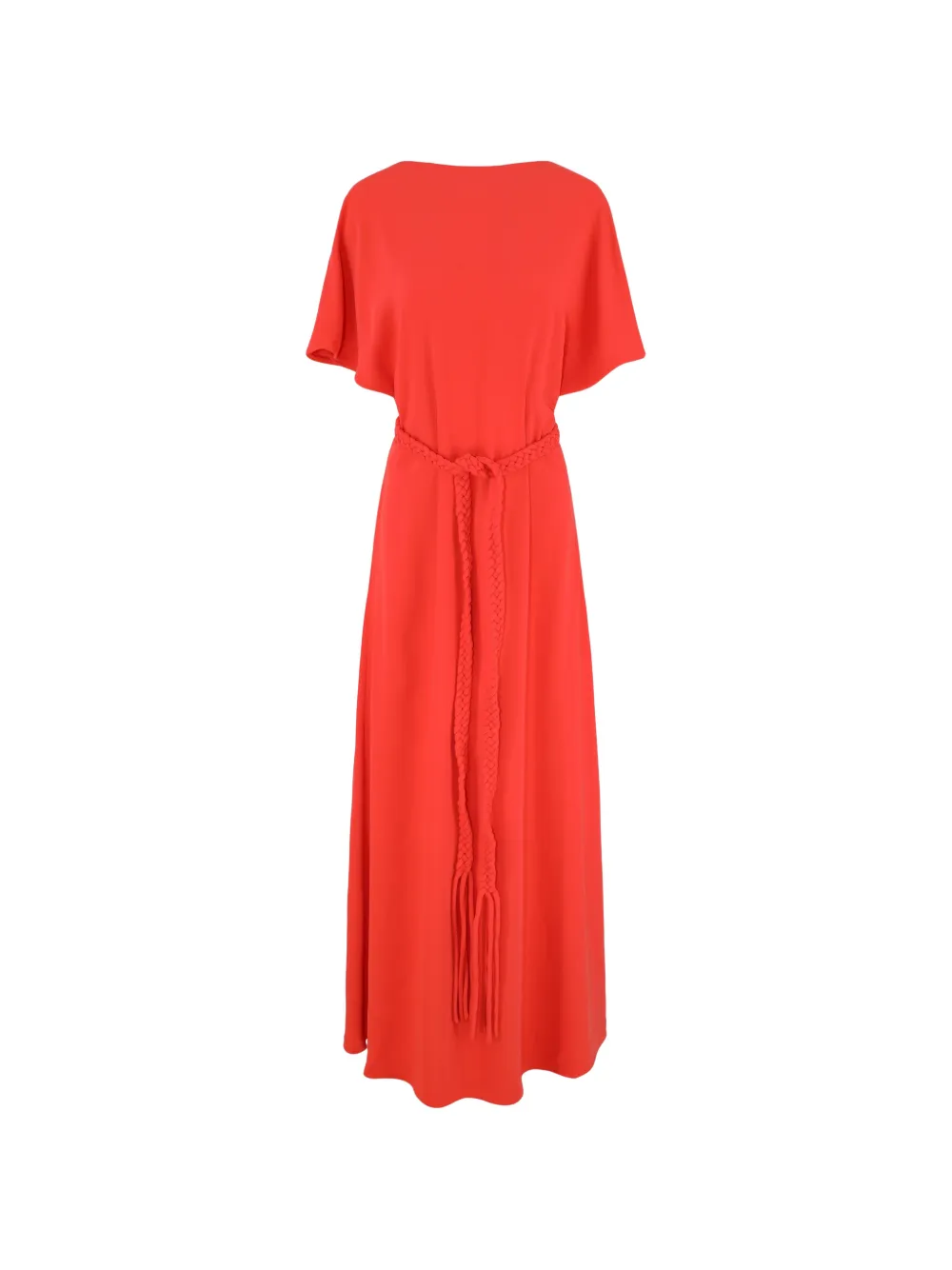 Alexis braided vale dress - Rosso