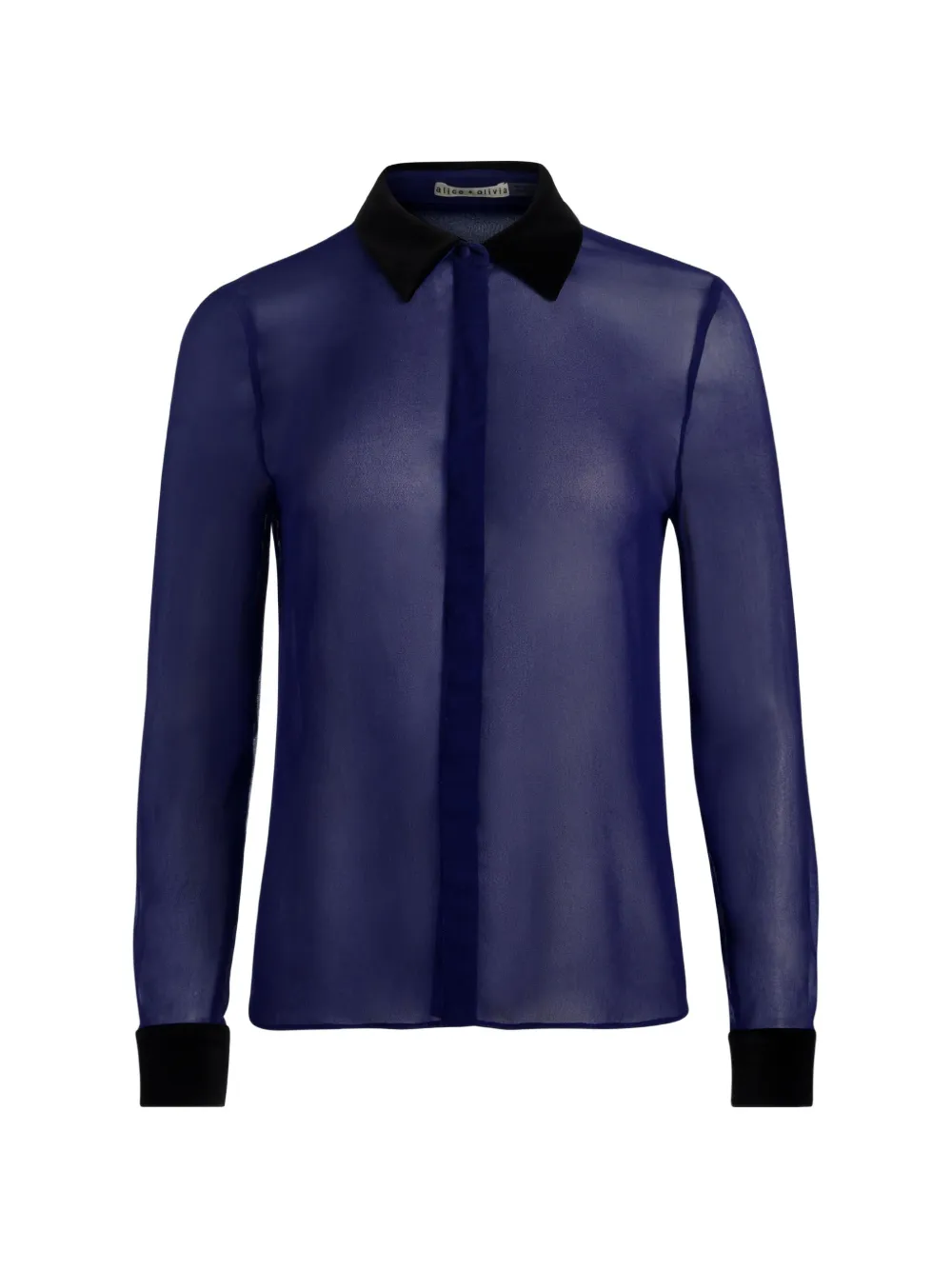 alice + olivia Willa button-fastening shirt - Blu