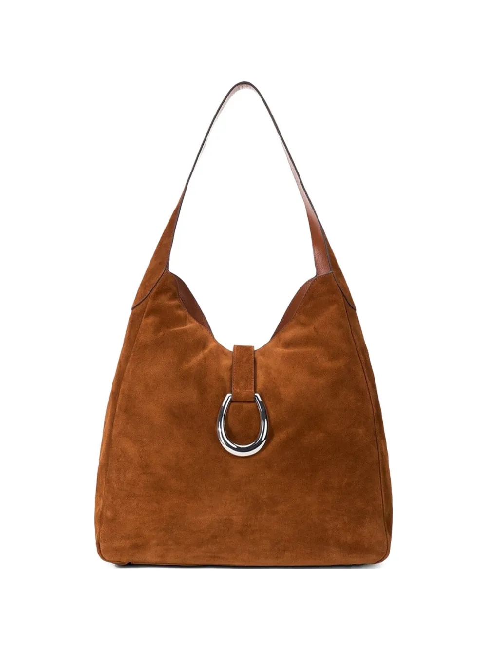 STAUD Maya ring shoulder bag - Marrone