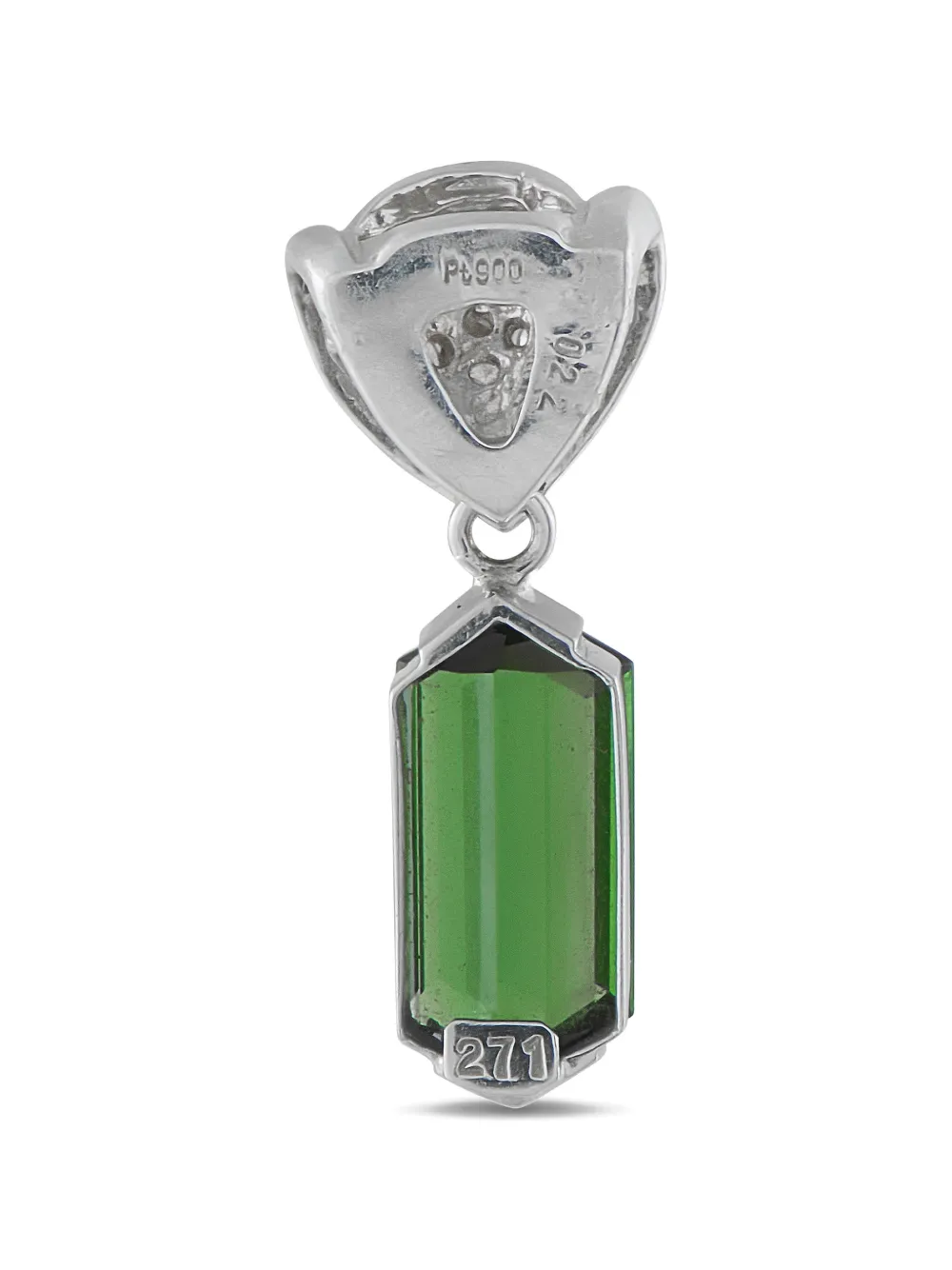 Diamond Tourmaline Pendant