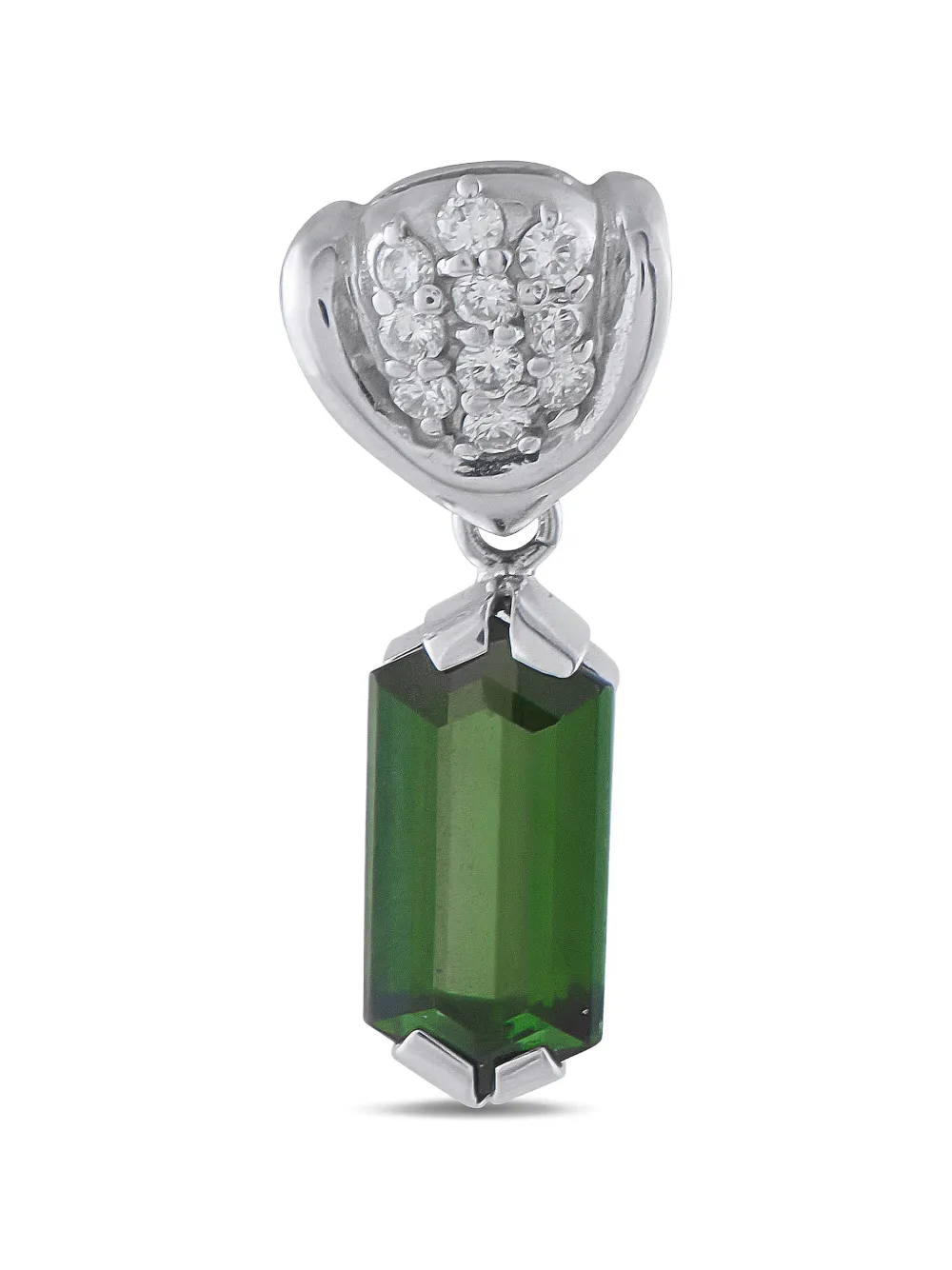 Diamond Tourmaline Pendant