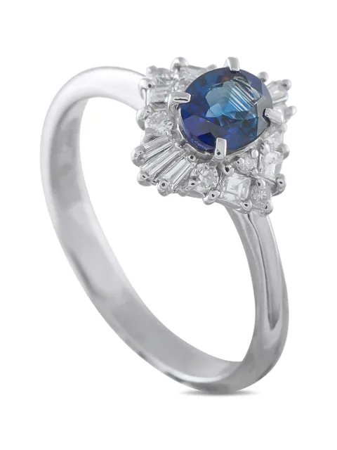 LB Exclusive anillo con diamante y zafiro