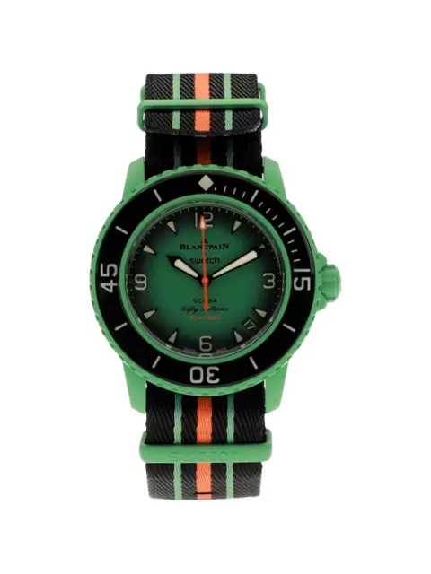 Blancpain x Swatch Scuba Fifty Fathoms 42mm watch