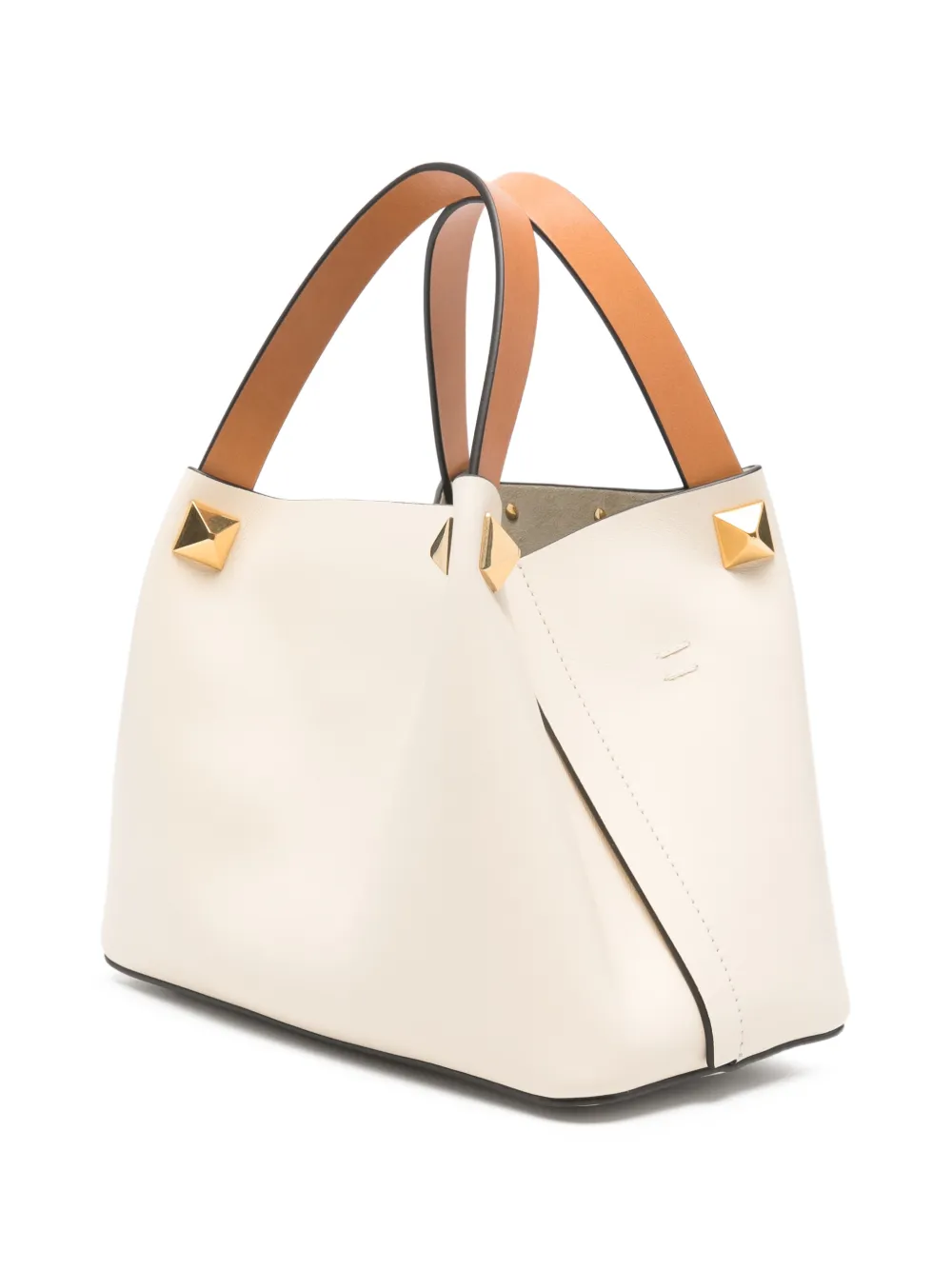 stud logo-plaque shoulder bag