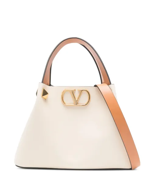 Valentino Garavani tote con logo y apliques