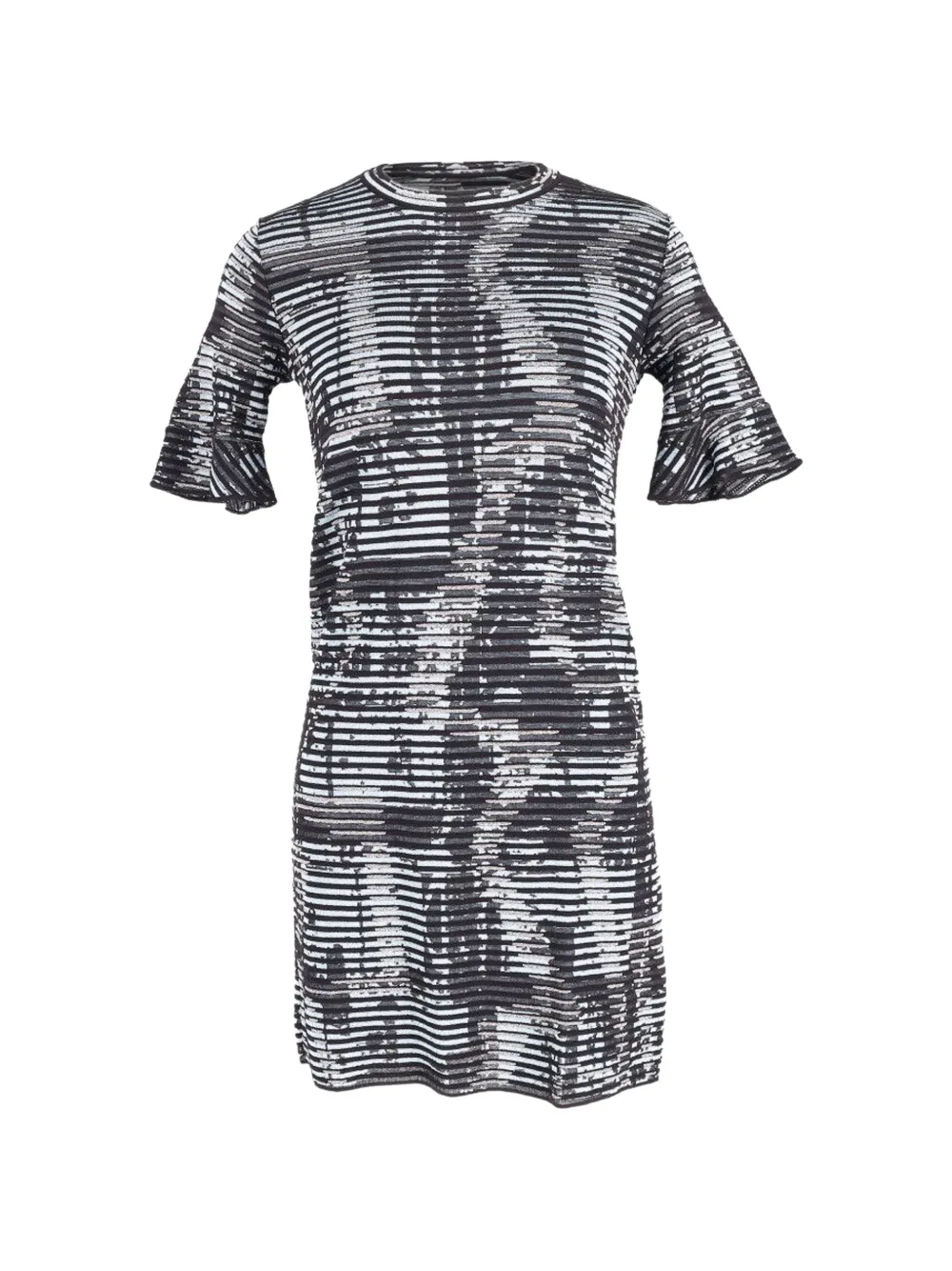 Missoni Pre-Owned printed round-neck mini dress - Nero