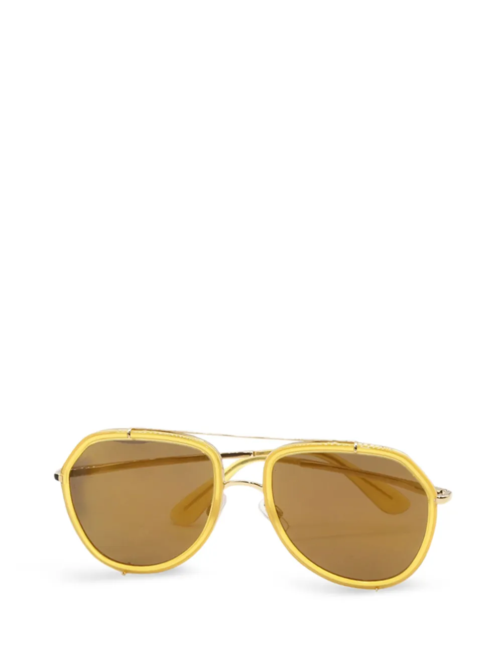 Dolce & Gabbana Pre-Owned pilot sunglasses - Giallo