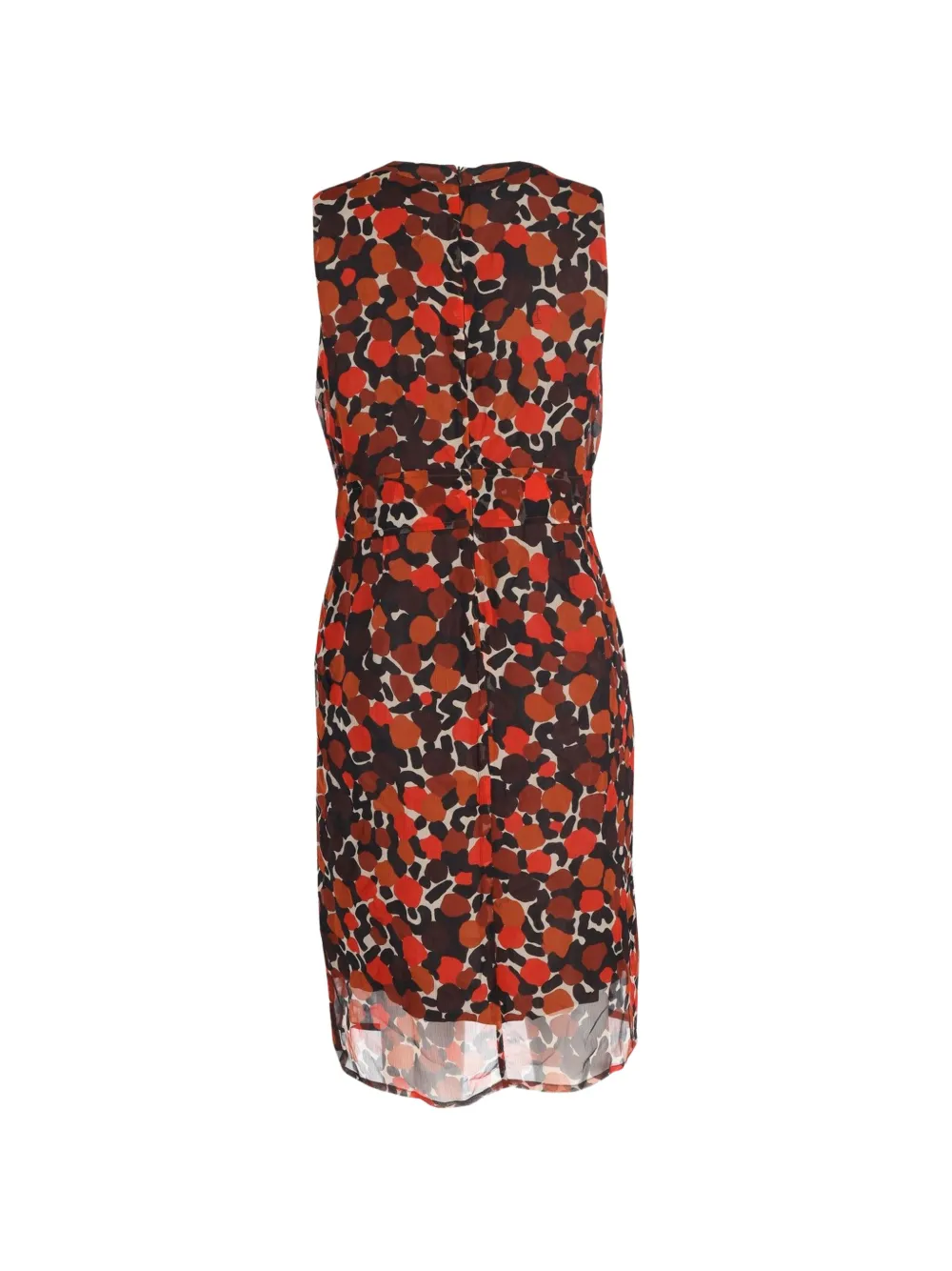 Printed Sleeveless Midi Dress