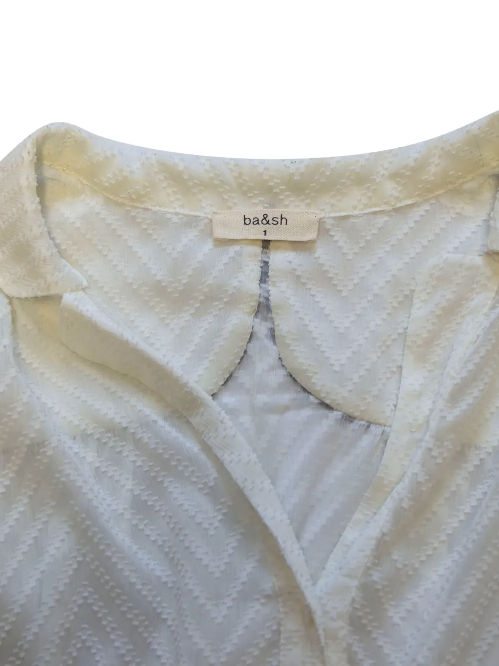 Textured Embroidered Blouse
