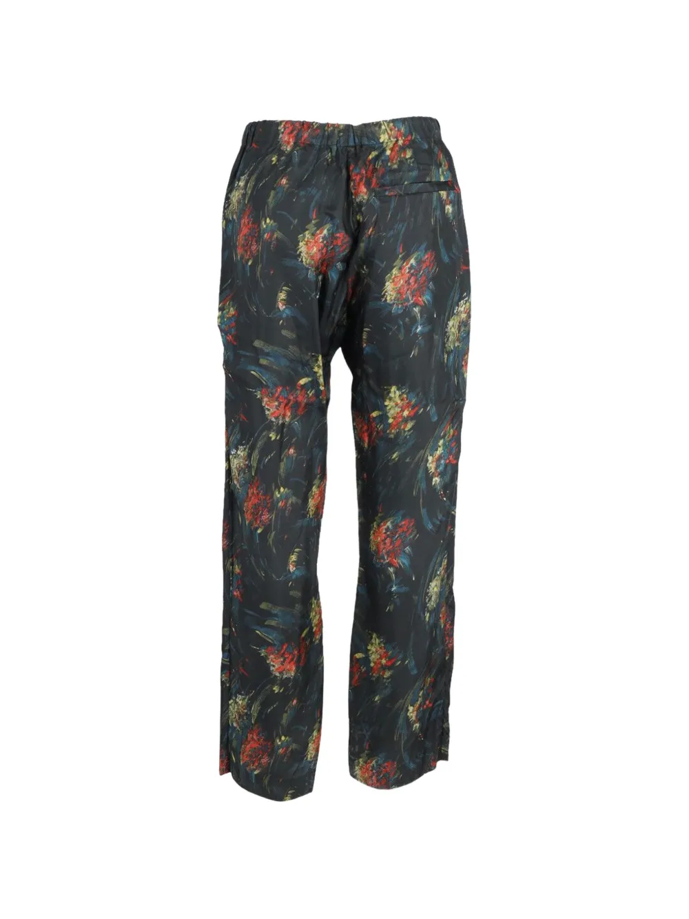 Driesvannoten フローラルパンツ Dries Van Noten Pre-Owned フローラル ドローストリングパンツ