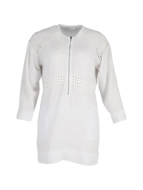 IRO perforated-detail mini dress