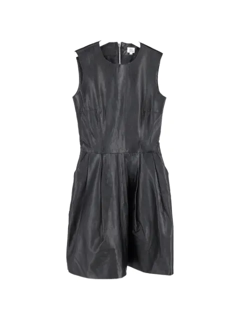 Iris & Ink leather pleated dress