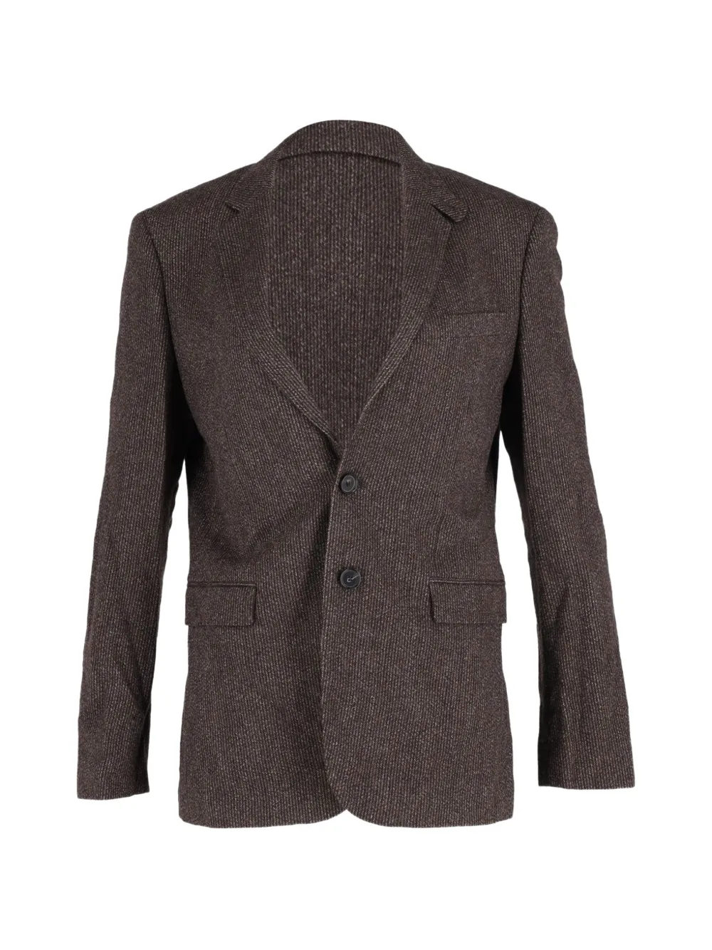 BOSS single-breasted buttoned blazer - Marrone
