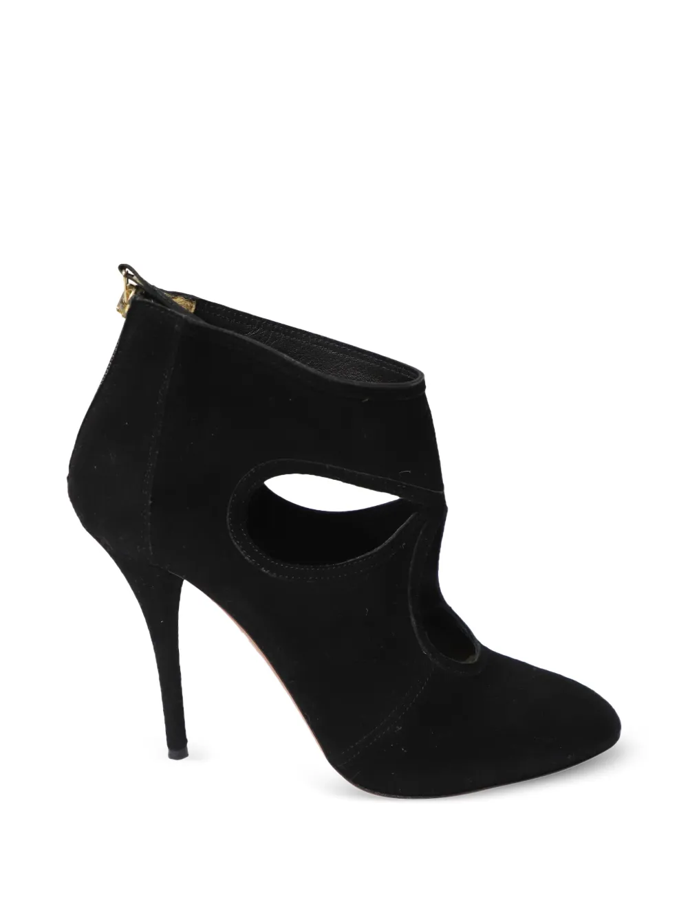 Aquazzura Sexy Thing cut-out ankle boots - Nero