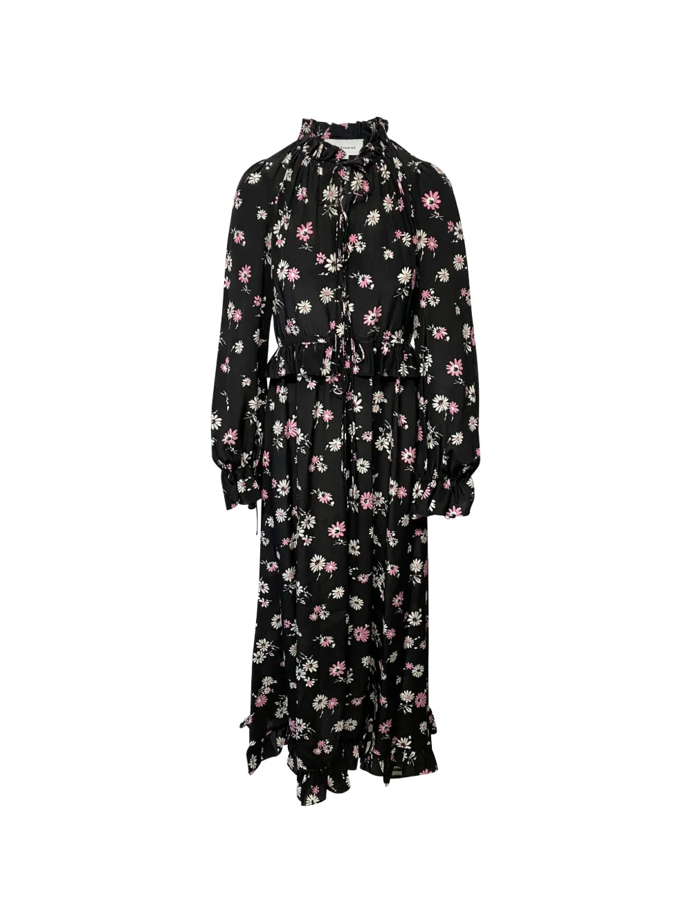 Les Rêveries floral-print maxi dress - Nero