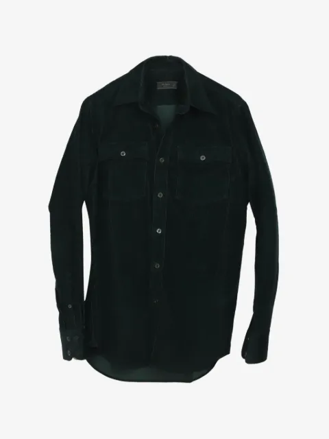 Prada Pre-Owned corduroy button shirt