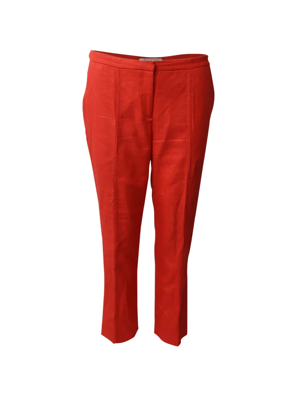Diane Von Furstenberg Vintage pressed-crease pocket trousers - Arancione