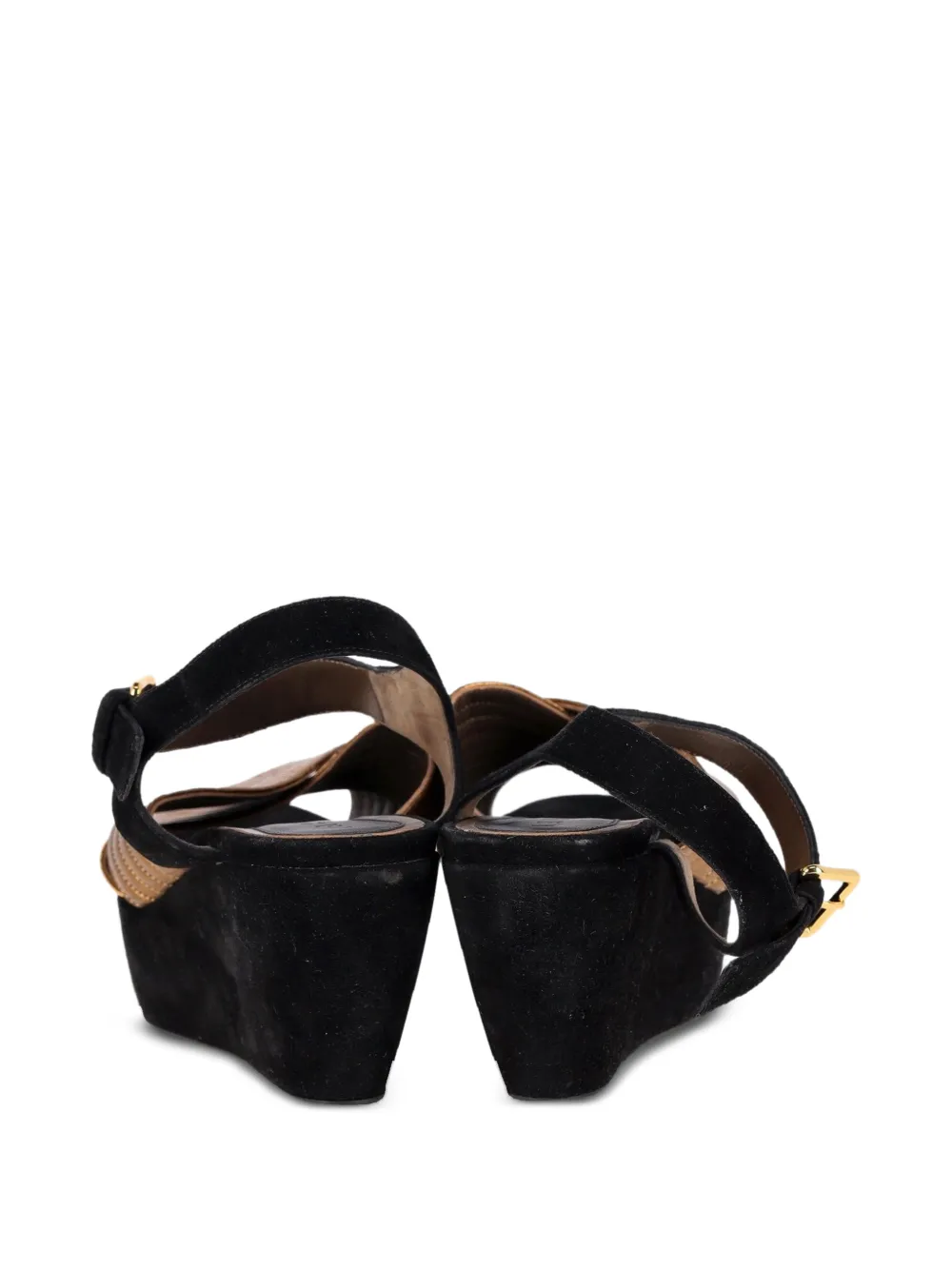 Cross-Strap Platform Sandals