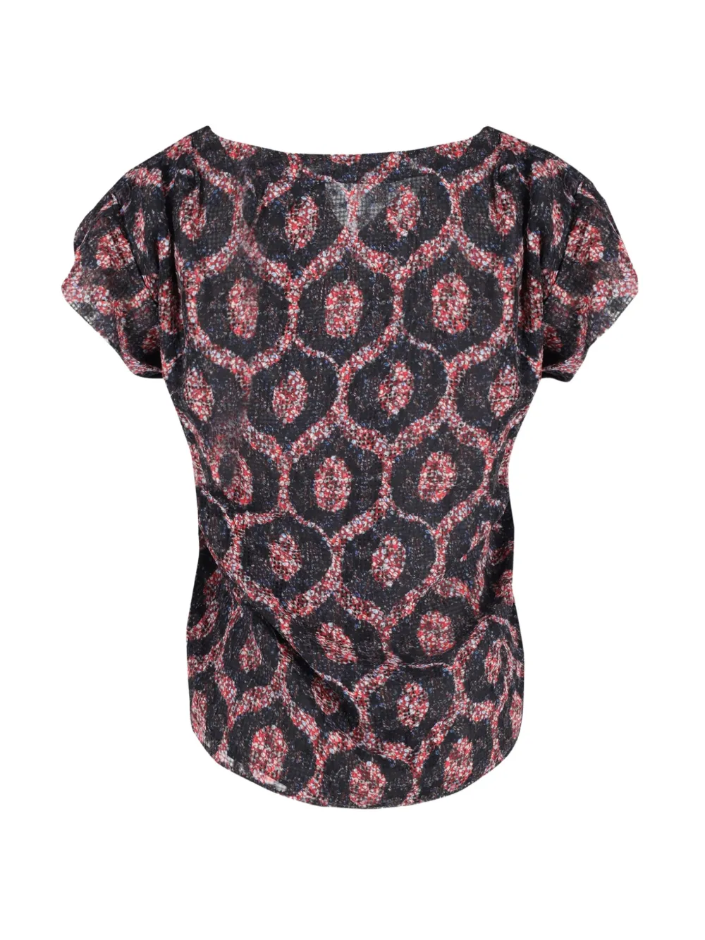 Paisley V-Neck Blouse