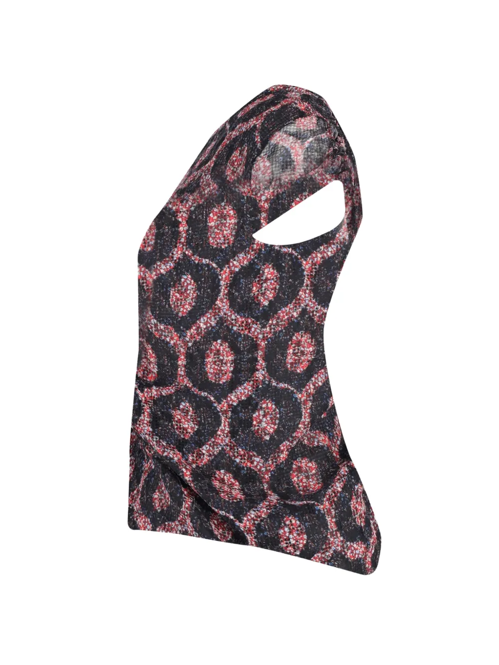 Paisley V-Neck Blouse