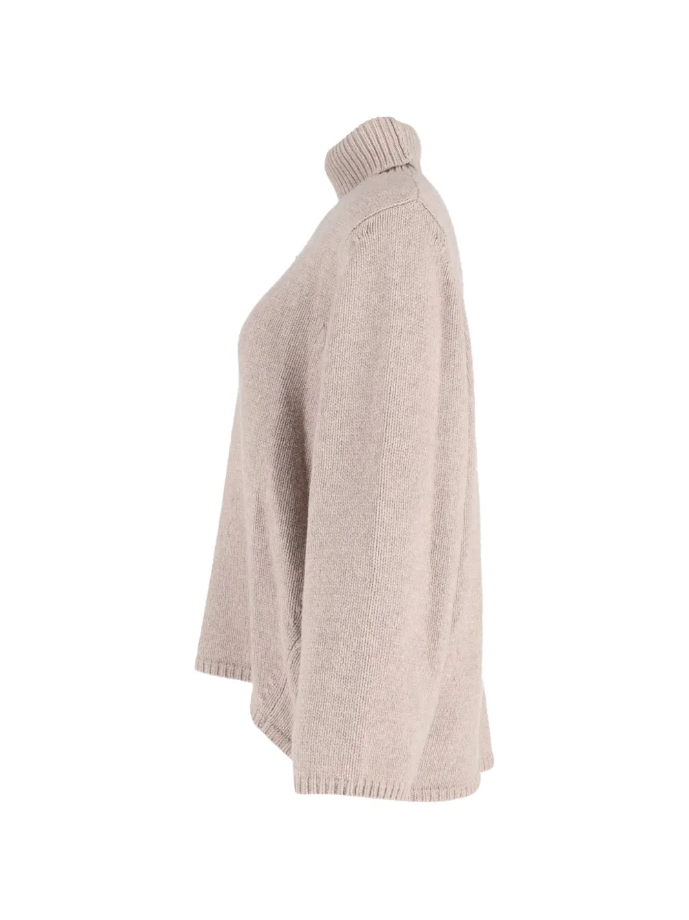  Toteme Turtleneck Ribbed Sweater - Neutrals 