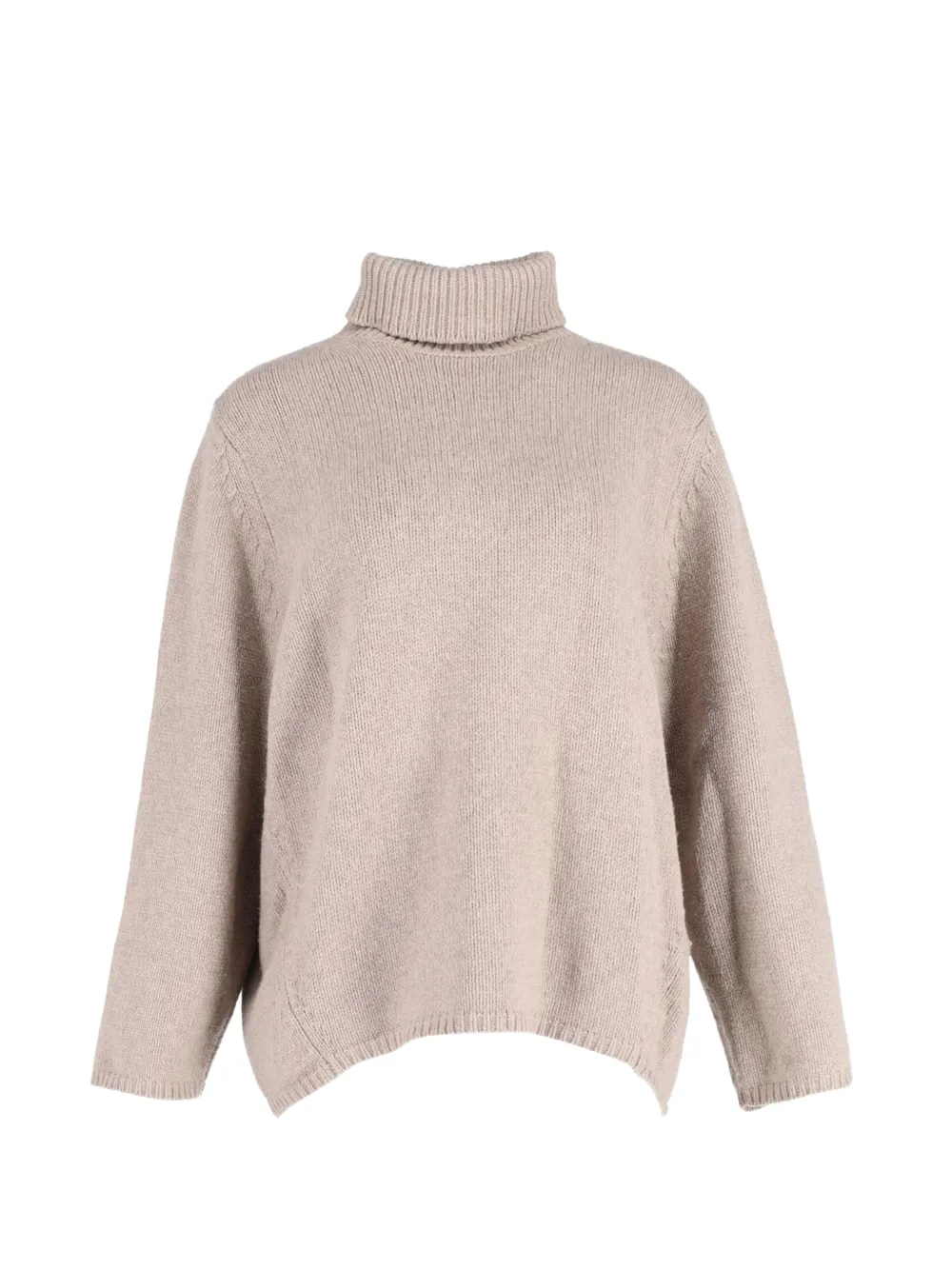 TOTEME turtleneck ribbed sweater - Nude
