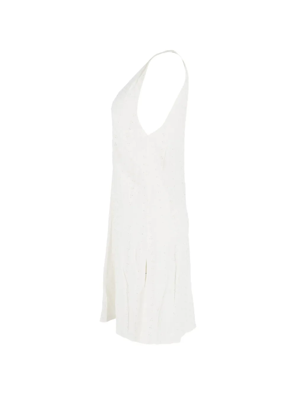 Broderie-Anglaise Sleeveless Dress