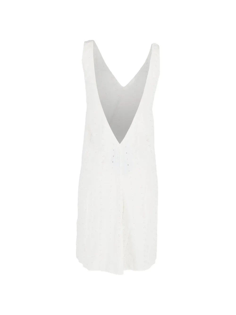 Broderie-Anglaise Sleeveless Dress