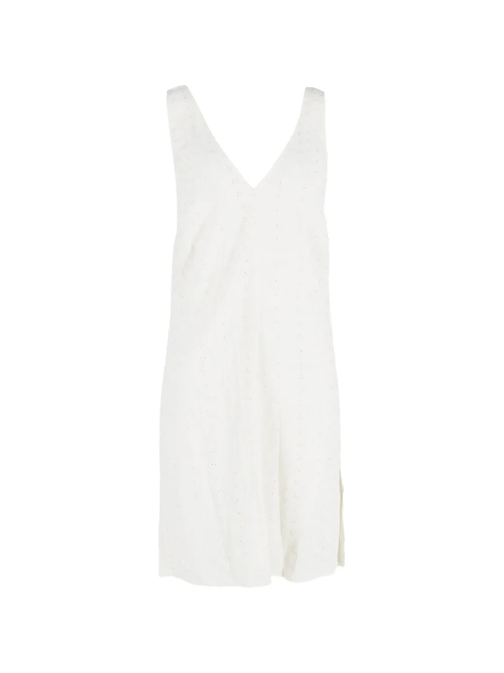 Reformation broderie-anglaise sleeveless dress - Bianco