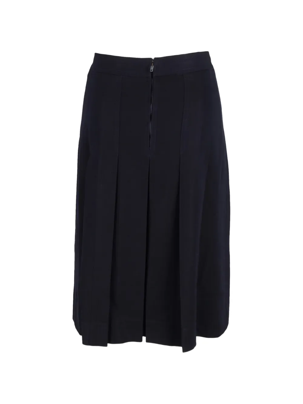  Celine Pre-owned Pleated Midi Skirt - Blue 