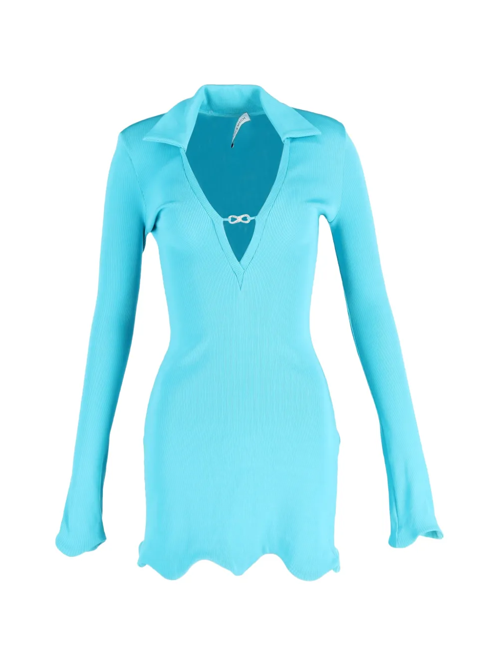 MACH & MACH embellished mini dress - Blu