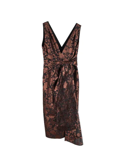 ERDEM sash-waist midi dress