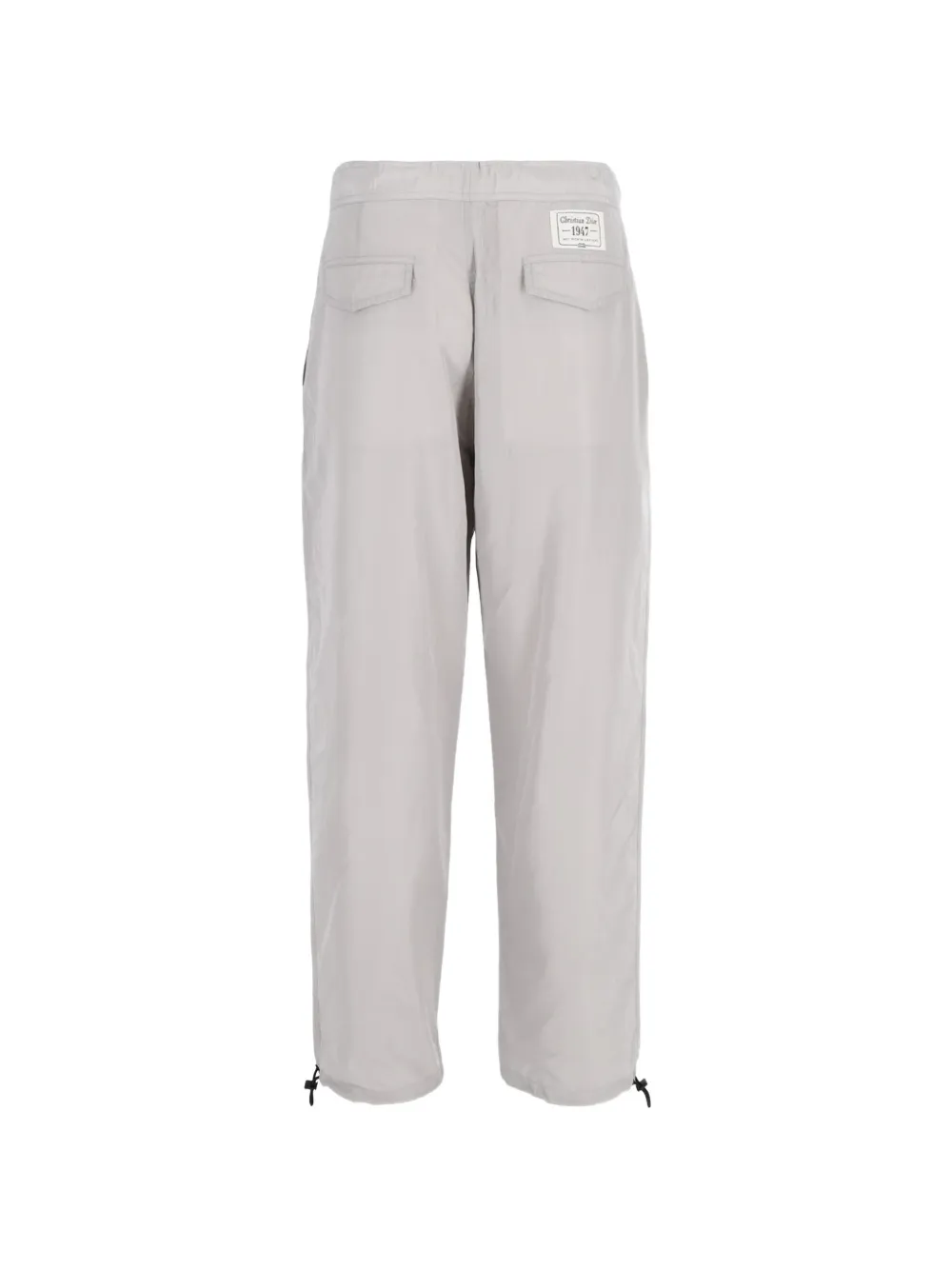  Christian Dior Pre-owned Drawstring Cargo Pants - Grey 