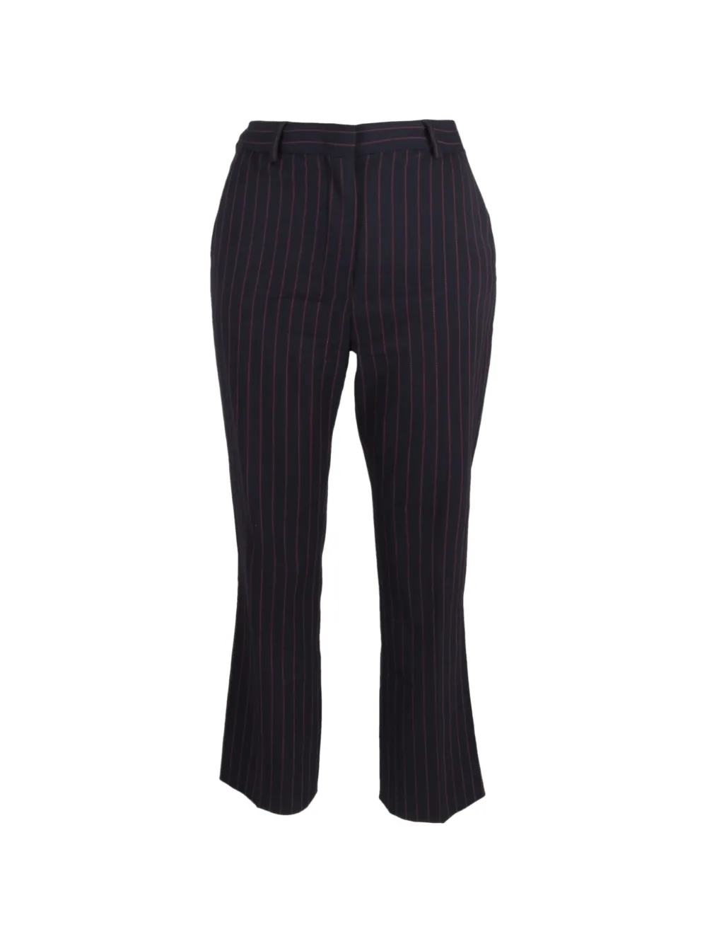 Max Mara pinstripe high-rise trousers - Nero