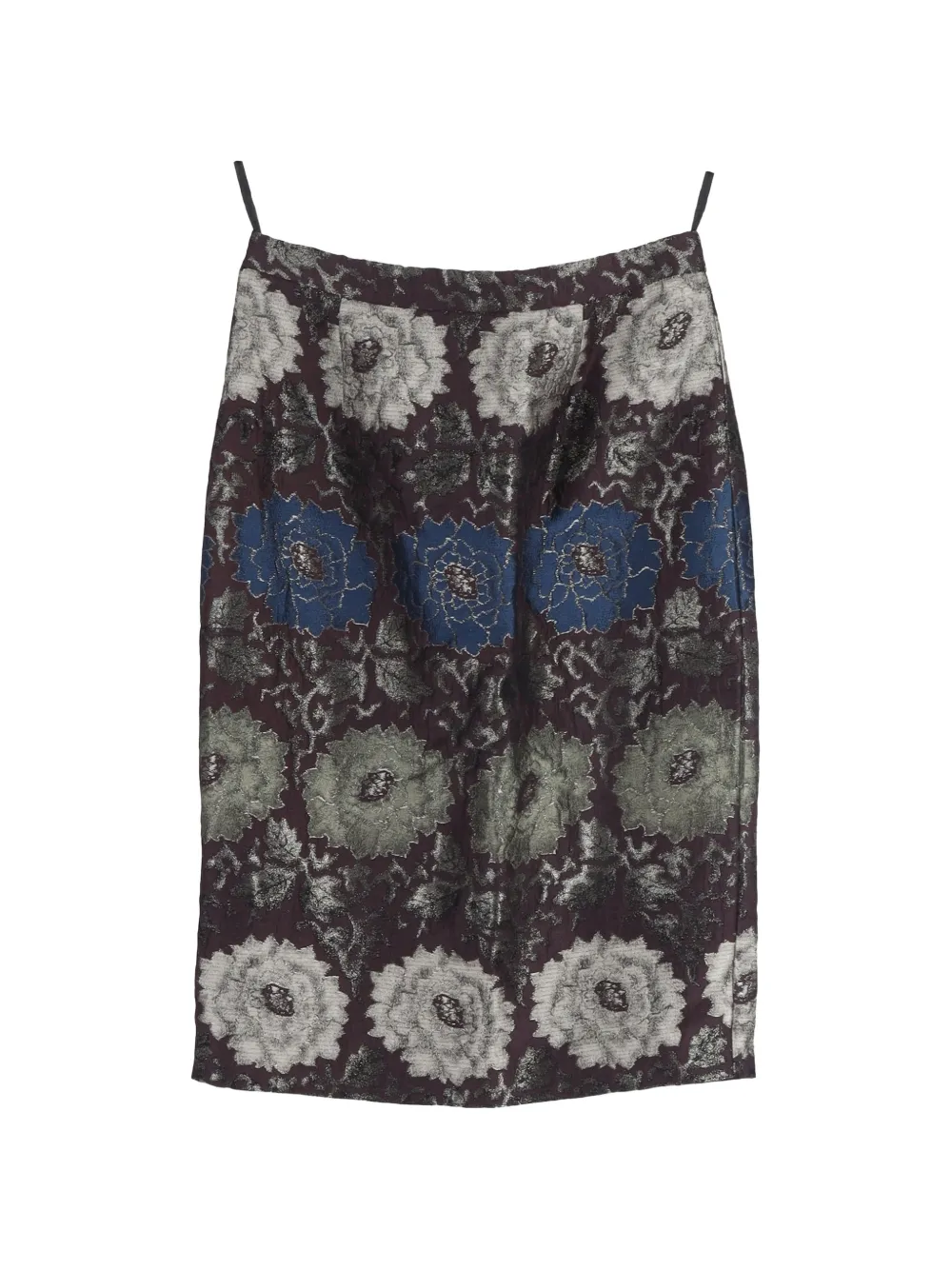 Etro Vintage floral-pattern skirt - Viola