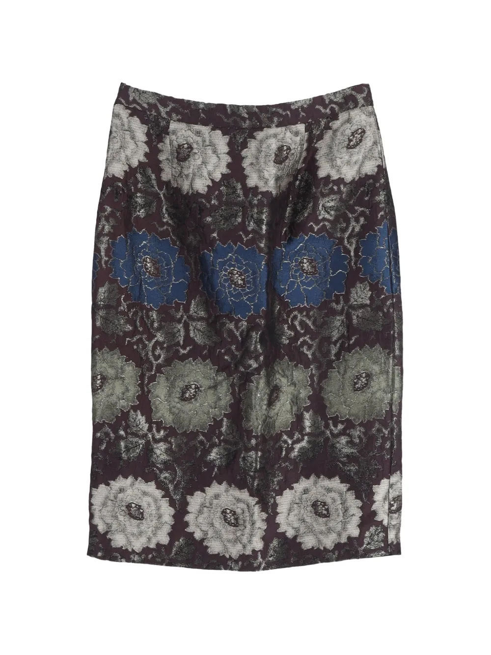 Etro Vintage floral-pattern skirt - Viola