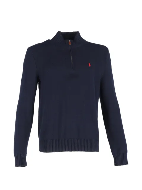 Polo Ralph Lauren Vintage mock-neck long-sleeve sweater