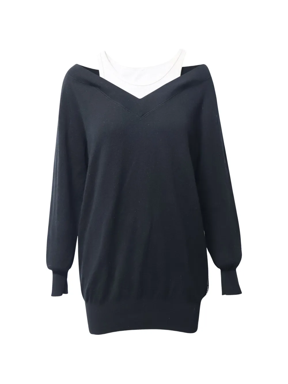 Pre-Owned Alexander Wang V-neck dress - Schwarz