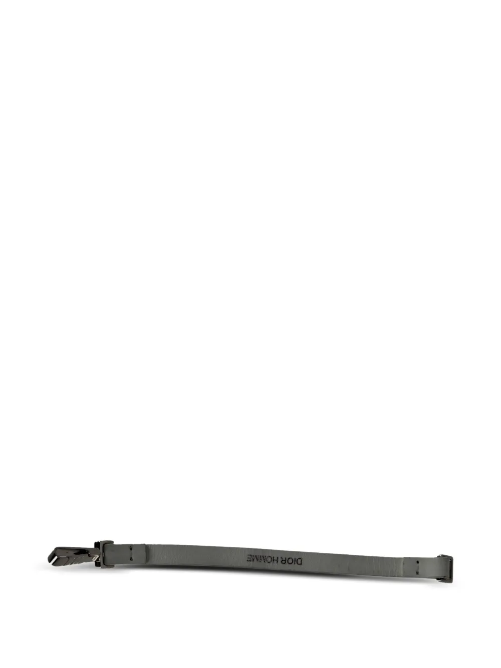 Christian Dior Pre-Owned logo print leather bracelet - Nude