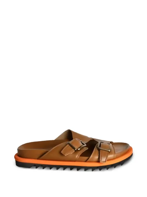 Dries Van Noten Pre-Owned buckled leather sandals