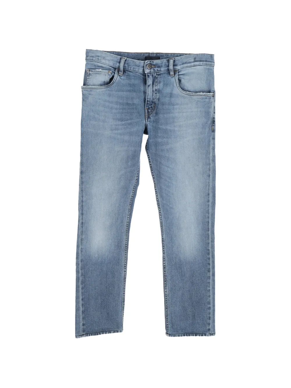Prada Pre-Owned low-rise cotton jeans - Blu