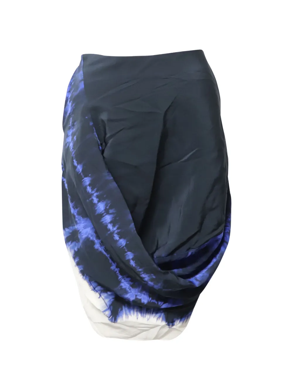 Stella McCartney Pre-Owned tie-dye silk skirt - Blu