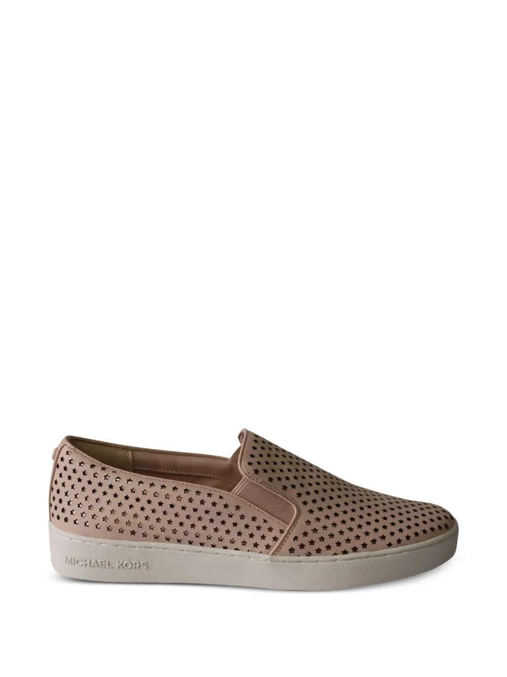 Michael Kors Vintage Keaton star-perforated sneakers - Rosa