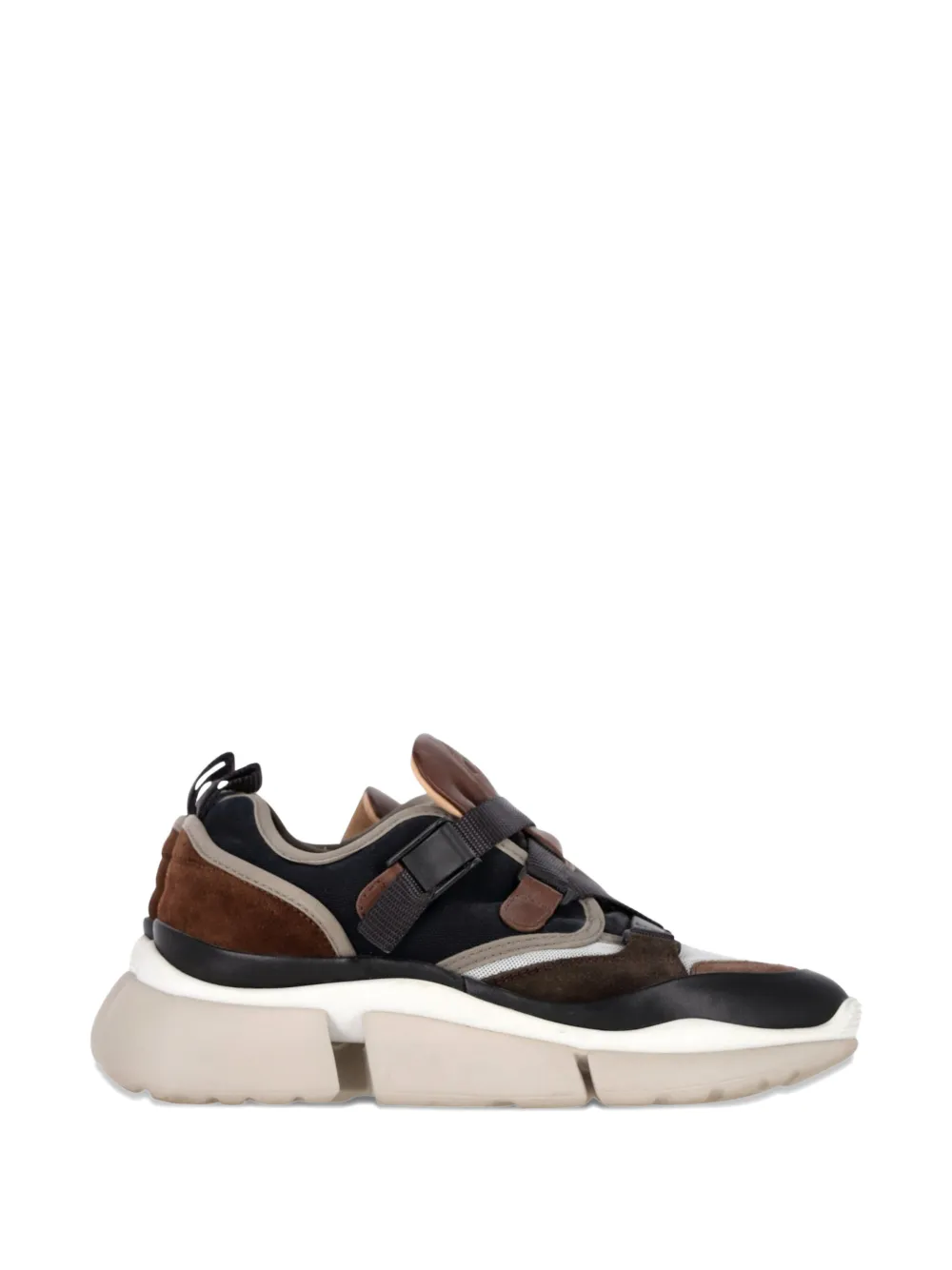 Chloé Vintage Sonnie low-top leather sneakers - Schwarz